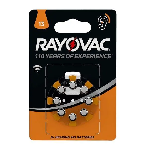 باتری سمعک ریوواک Rayovac مدل 13 بسته 6 عددی - 4