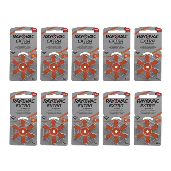 باتری سمعک ریوواک Rayovac مدل 13 بسته 6 عددی - 2