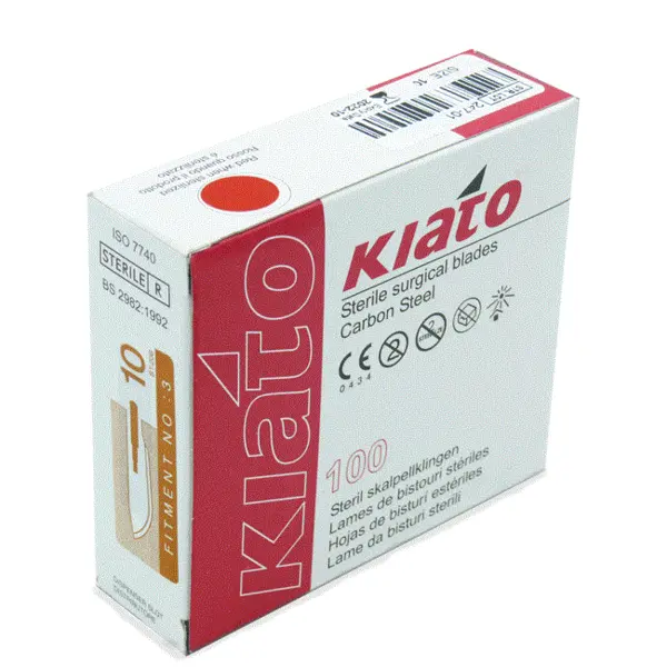تیغ بیستوری هندی «کیاتو» سایز 10(هر بسته) - 3