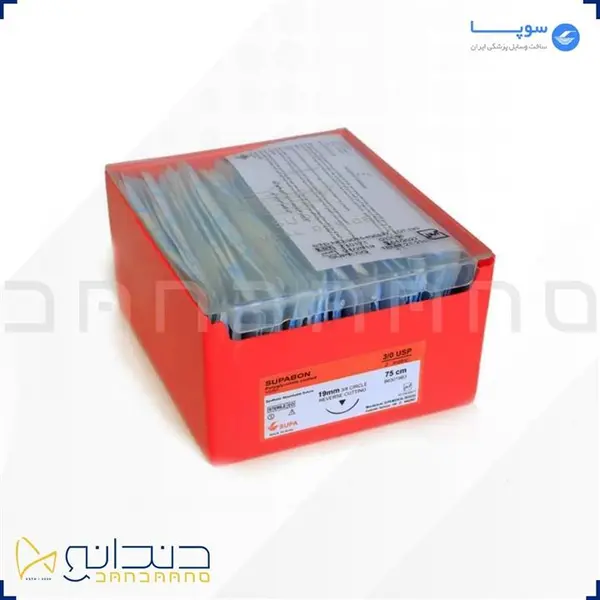 نخ بخیه نایلونی 3/0 سوپالون سوپا - 6