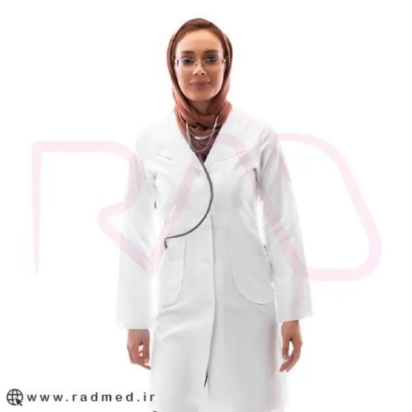 روپوش پزشکی زنانه خضرا کد 31300 - 4
