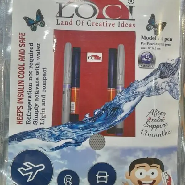 کیف انسولین کیف خنک نگهدارنده انسولین لوسی 4 قلمیLoci - 2