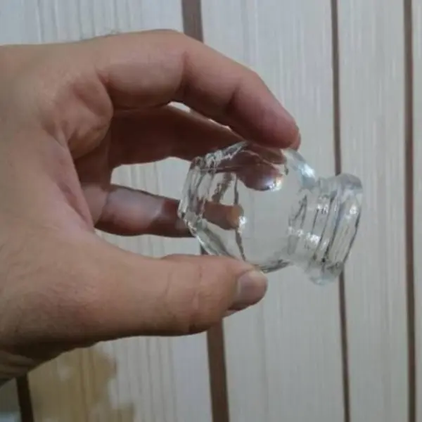 لیوان بادکش گرم شیشه ای سایز 5 - 4