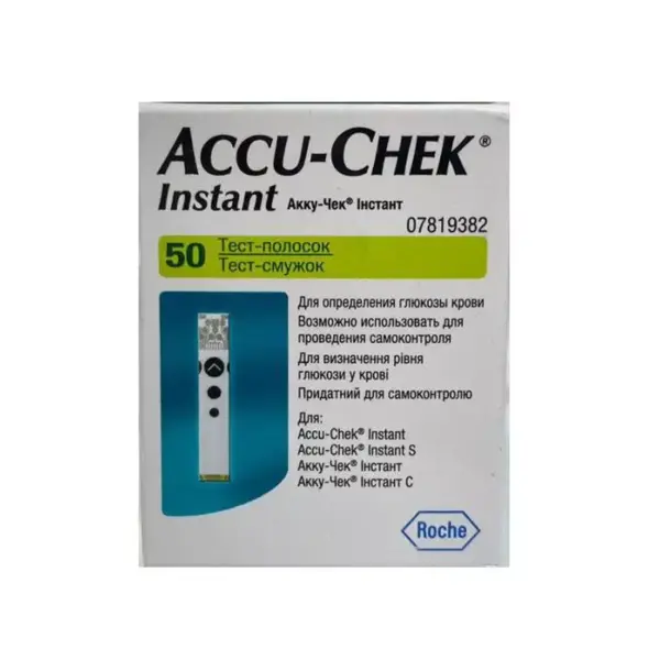 نوار تست قند خون اکیو چک اینستنت – Accu- Check Instant بسته ۵۰ عددی - 2