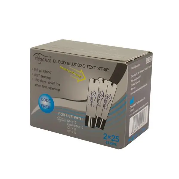 نوار تست قند خون الگانس ELEGANCE TEST STRIP - 5