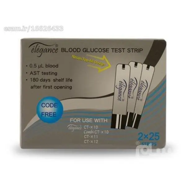 نوار تست قند خون الگانس ELEGANCE TEST STRIP
