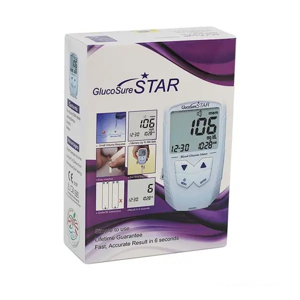 دستگاه تست قند خون استار گلوکوشور GlucoSure Star - 5