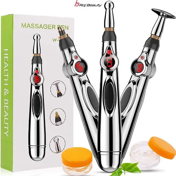 قلم ماساژور زیبایی طب سوزنی مدل Massager Pen DF-618 - 6