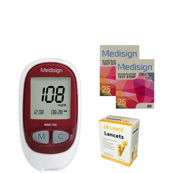 دستگاه تست قند خون مدیساین مدل MM1100 - 3