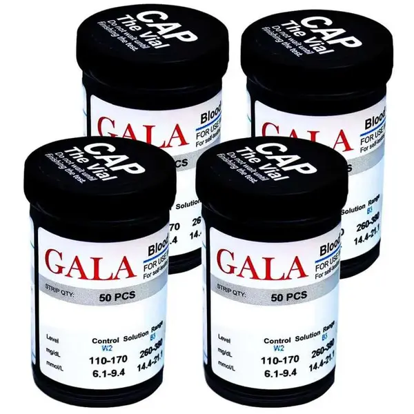نوارتست قندخون گالا مدل OK-2AJ چهار بسته 50 عددی - 4