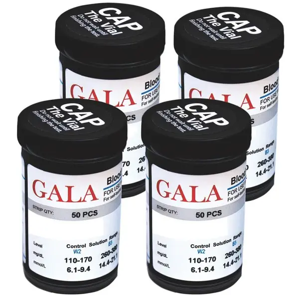 نوارتست قندخون گالا مدل OK-2AJ چهار بسته 50 عددی - 3