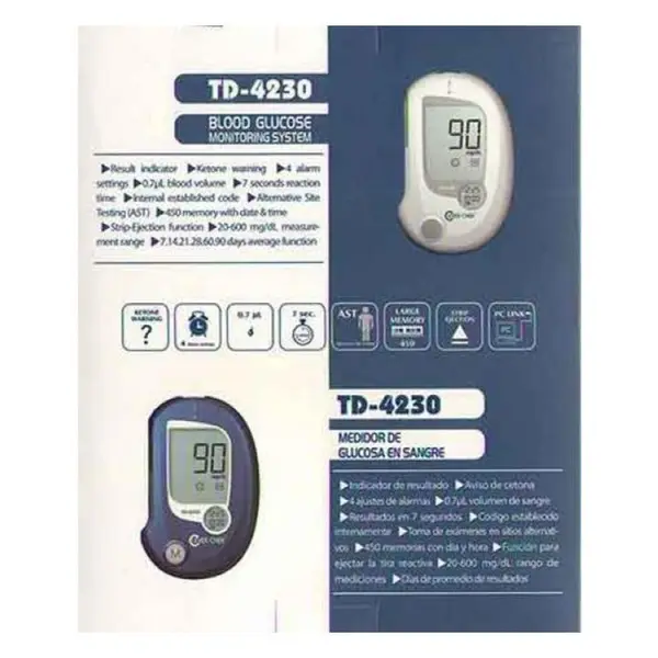 دستگاه قند خون کلورچک مدل TD-4230 - 5
