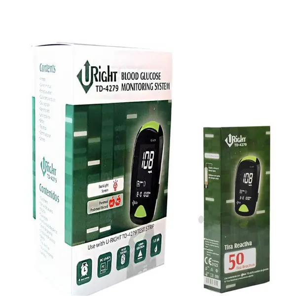 دستگاه تست قند خون یو رایت مدل TD-4279 به همراه 60 عدد نوار - 2
