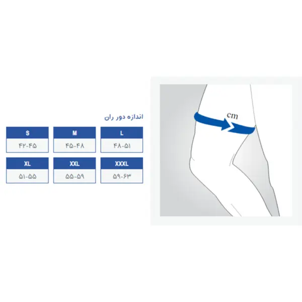 زانوبند طبی نئوپرنی پاک سمن کد 097 - 4