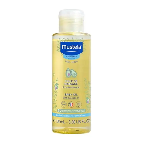 روغن ماساژ بچه حاوی آووکادو100 میل موستلا Mustela - 3