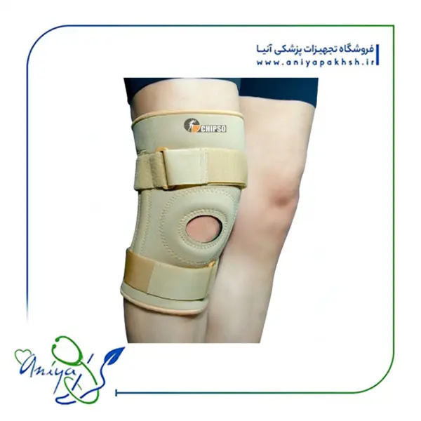 زانو بند چهار فنره نئوپرن چیپسو مدل KN011 - 3