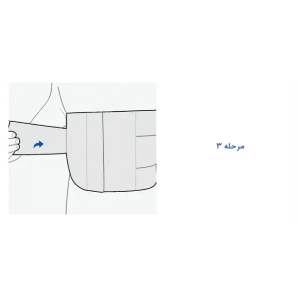 گرمکن کلیه پشمی قابل تنظیم پاک سمن - 3