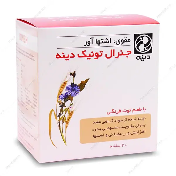 ساشه جنرال تونیک با طعم توت فرنگی دینه اشتها آور ۲۰ عدد - 5