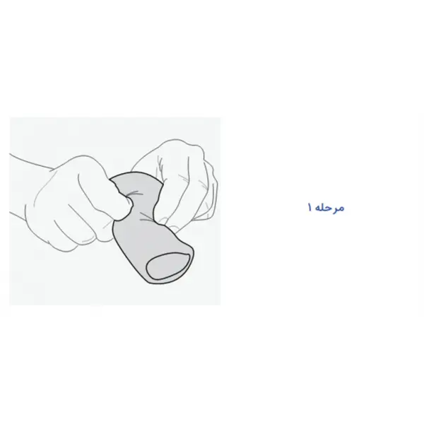 قوزبند طبی الاستیک پاک سمن کد 005 - 6
