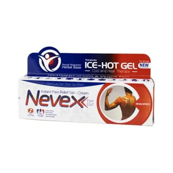 نوکس ژل کرم ضد درد سرد و گرم بدن 100 میل nevex - 4