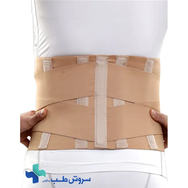 کمربند طبی پد دار پاک سمن کد 141 - 6