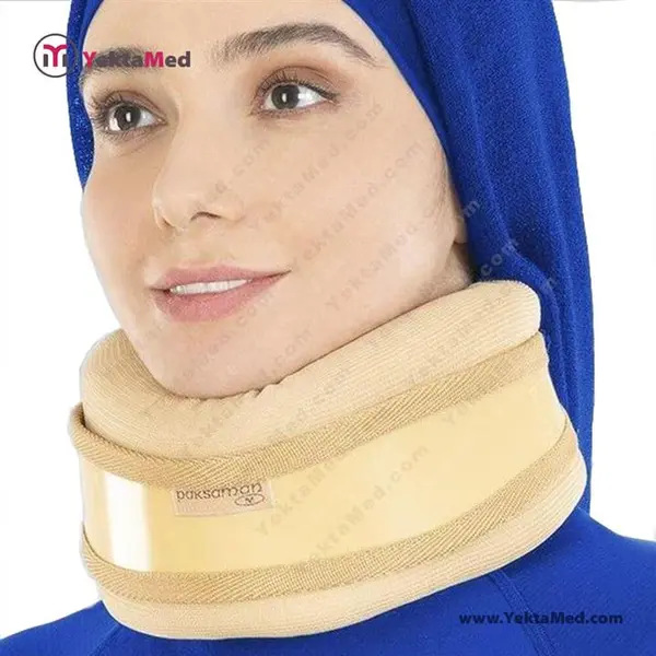 گردنبند طبی نیمه سخت پاک سمن کد 165 - 4