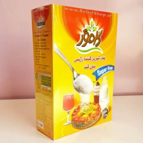پودر شیرین کننده رژیمی کامور 200 گرم - 4