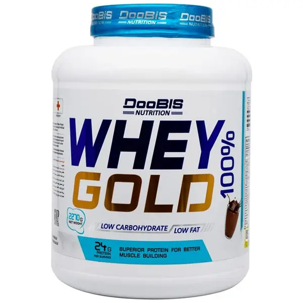 پودر پروتئین وی گلد دوبیس 2270 گرم - 3