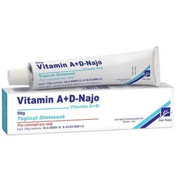 پماد موضعی ویتامین آ+د ایران ناژو 30 گرم - 4
