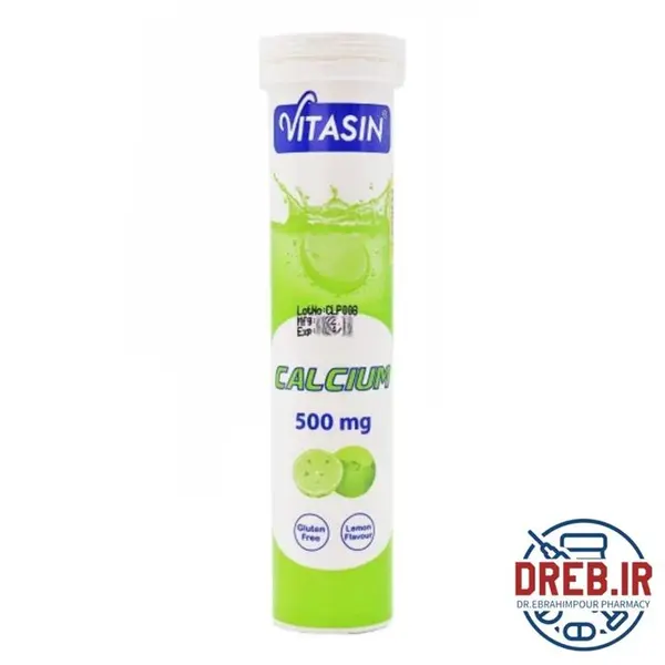 قرص جوشان کلسیم 500 میلی گرم ویتاسین - 6