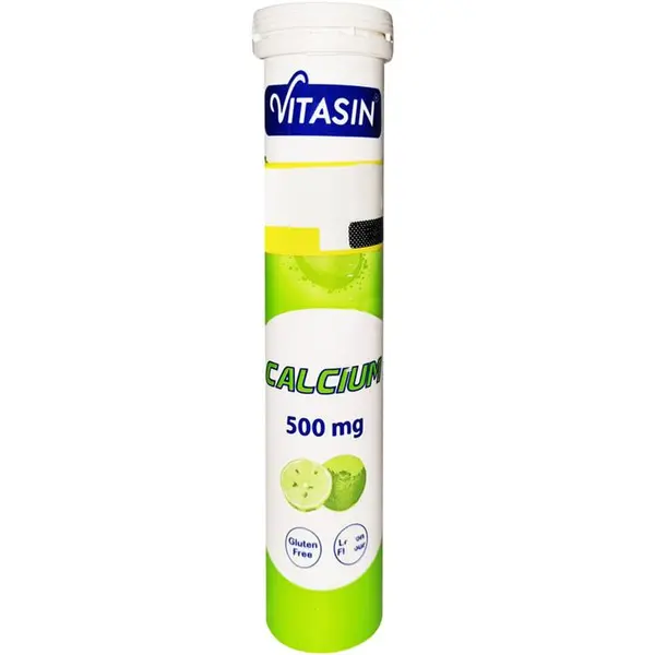 قرص جوشان کلسیم 500 میلی گرم ویتاسین - 3