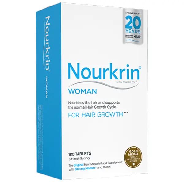 قرص مکمل نورکرین مخصوص تقویت و رشد موی بانوان 60 عدد Nourkrin Woman 60 Tablets For Hair Growth - 2