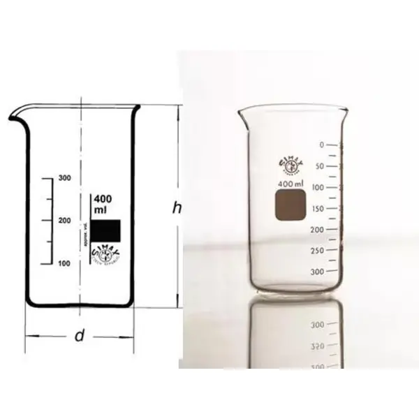 بشر آزمایشگاه مدل beaker ظرفیت 250 میلی لیتر - 6