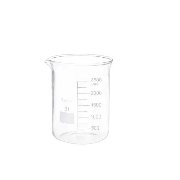 بشر آزمایشگاه مدل beaker ظرفیت 3000 میلی لیتر - 3