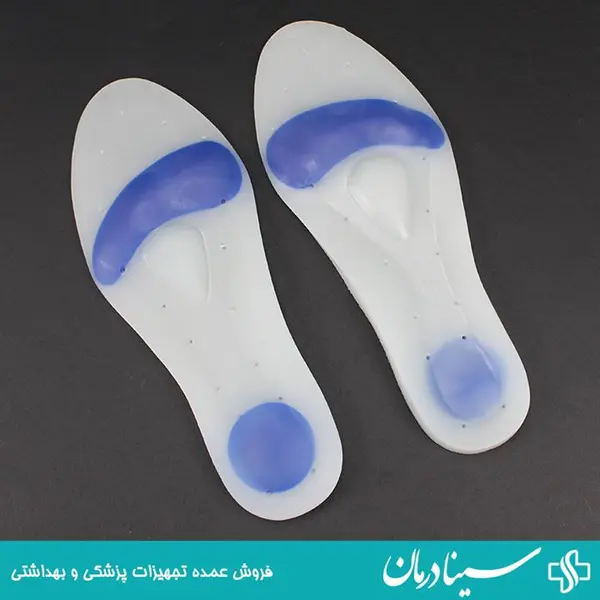 کفی طبی hm سایز متوسط m بسته 2 عددی کفی ژله ای درون کفش - 3