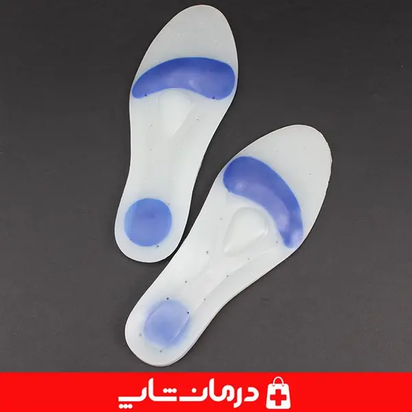 کفی طبی hm سایز متوسط m بسته 2 عددی کفی ژله ای درون کفش - 4
