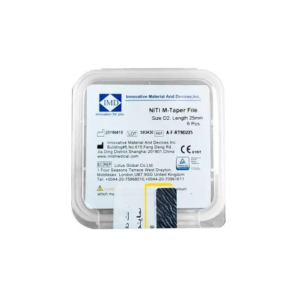 فایل روتاری شش عددی IMD NITI M-Taper - 2
