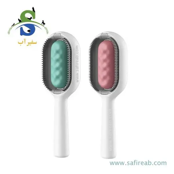 شانه و برس چندکاره مخزن دار گربه و سگ مدل آپولو - 2