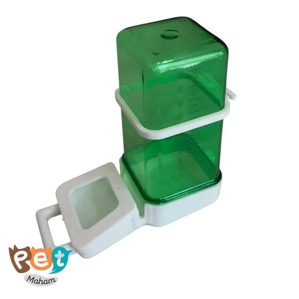دانخوری پرنده مدل مکانیزه قابلیت اتصال به قفس دارای نشیمن سایز بزرگ - 2
