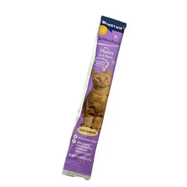 بستنی گربه وینستون طعم مرغ و بیوتین - 3