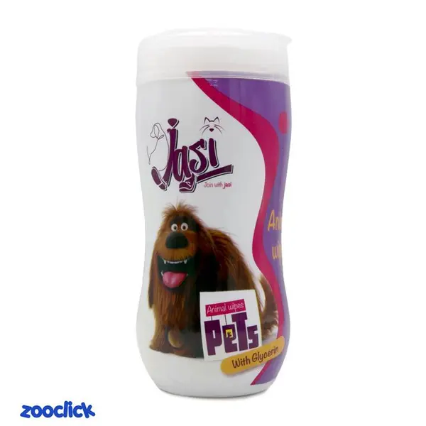 دستمال مرطوب حیوانات ژاسی مدل 003 بسته 60 عددی - 4