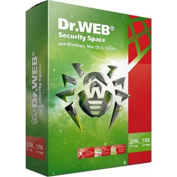 اینترنت سکیوریتی دکتر وب 1 کاربر 1 سال - 3