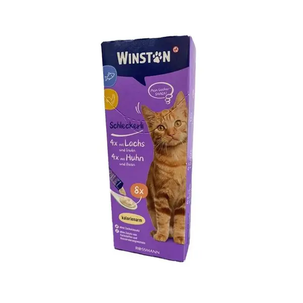 تشویقی گربه وینستون مدل بستنی مرغ و ماهی وزن 120 گرم - 6