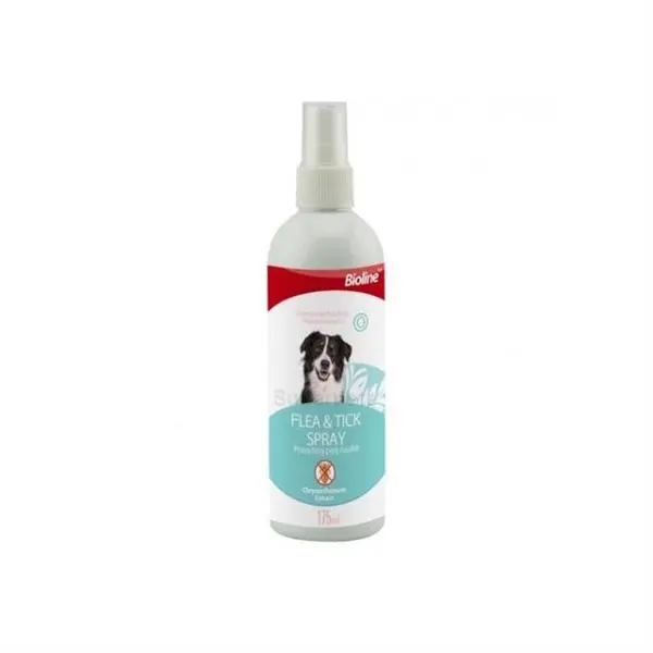 اسپری ضد کک و کنه سگ 175 میلی برند بایولاین Bioline Flea & Tick Spray Anti Tick and Flea Lice Spray for Dogs - 3