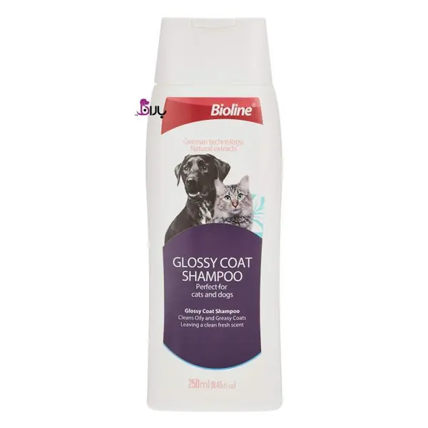 شامپو براق کننده مو سگ و گربه بایولاین 200ml - 2