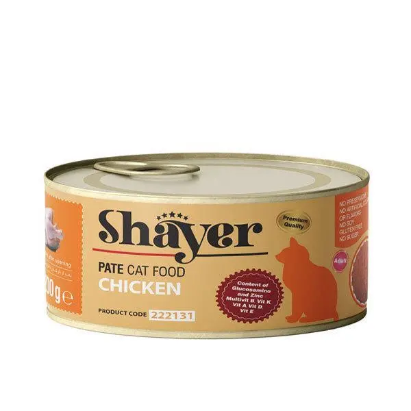 کنسرو گربه شایر با طعم مرغ 200 گرم – Shayer Chicken - 5
