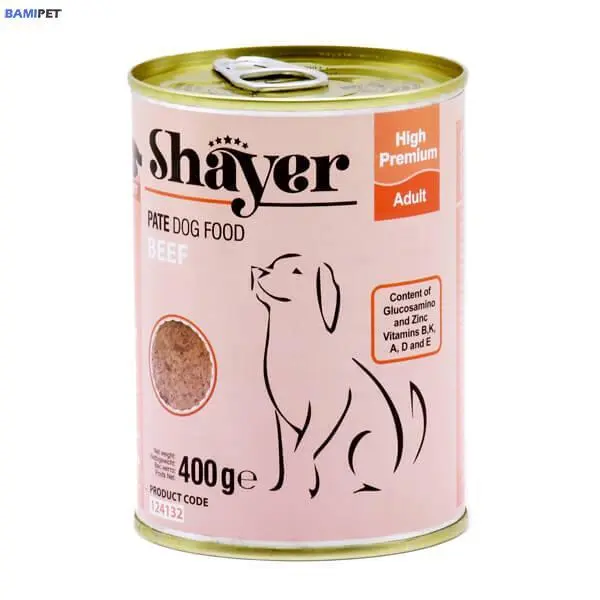 کنسرو سگ شایر با طعم گوشت  400 گرم – Shayer Beef - 2