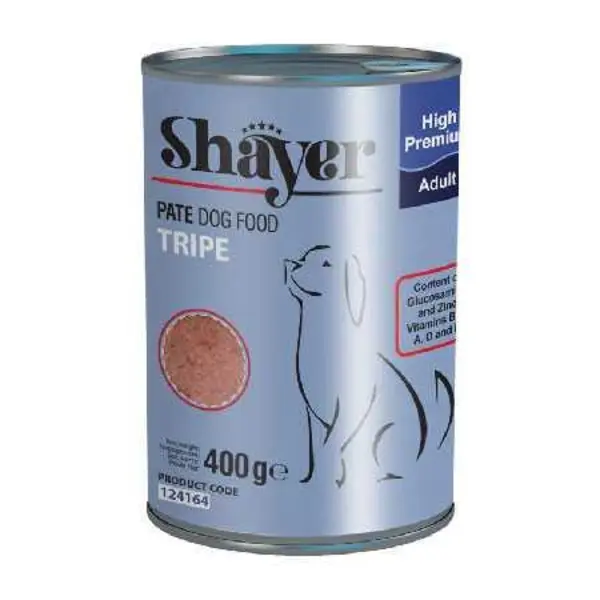 کنسرو سگ شایر با طعم سیرابی 400 گرم – Shayer Tripe - 3