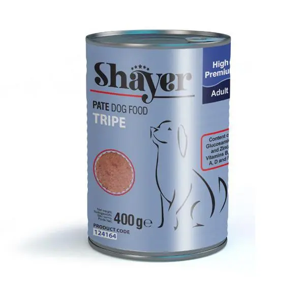 کنسرو سگ شایر با طعم سیرابی 400 گرم – Shayer Tripe - 3