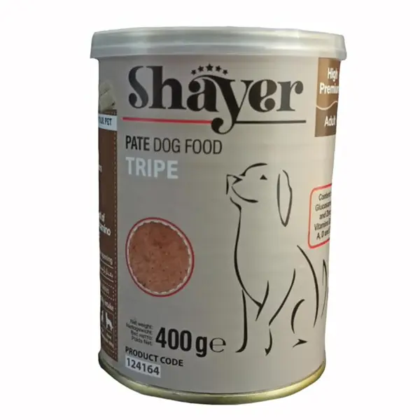 کنسرو سگ شایر با طعم سیرابی 400 گرم – Shayer Tripe - 2
